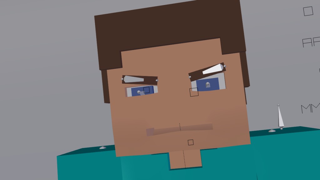 Rigged Minecraft Character preview image 1